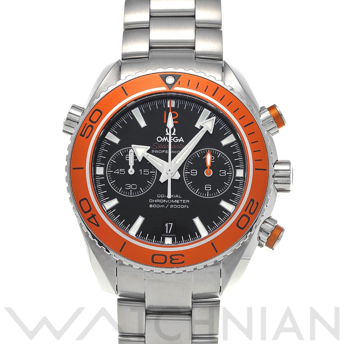 オメガ シーマスター プラネットオーシャン 600 コーアクシャル クロノグラフ 232.30.46.51.01.002 ブラック メンズ 時計 【中古】【wristwatch】