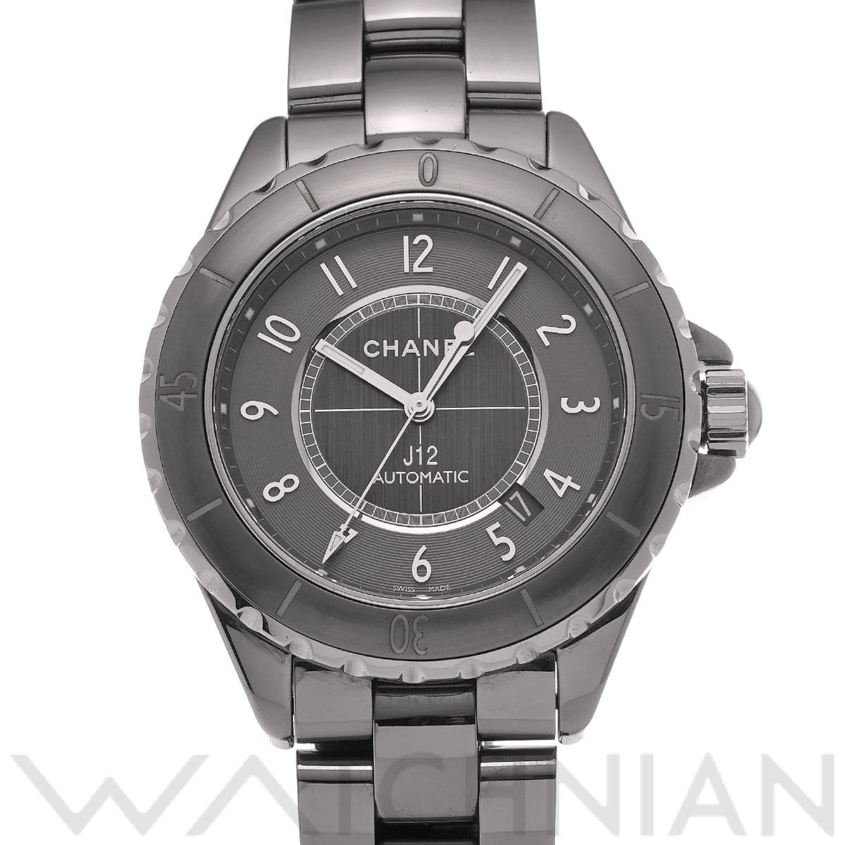 シャネル / CHANEL J12 クロマティック 41MM H2934 グレー メンズ 時計 【中古】【wristwatch】