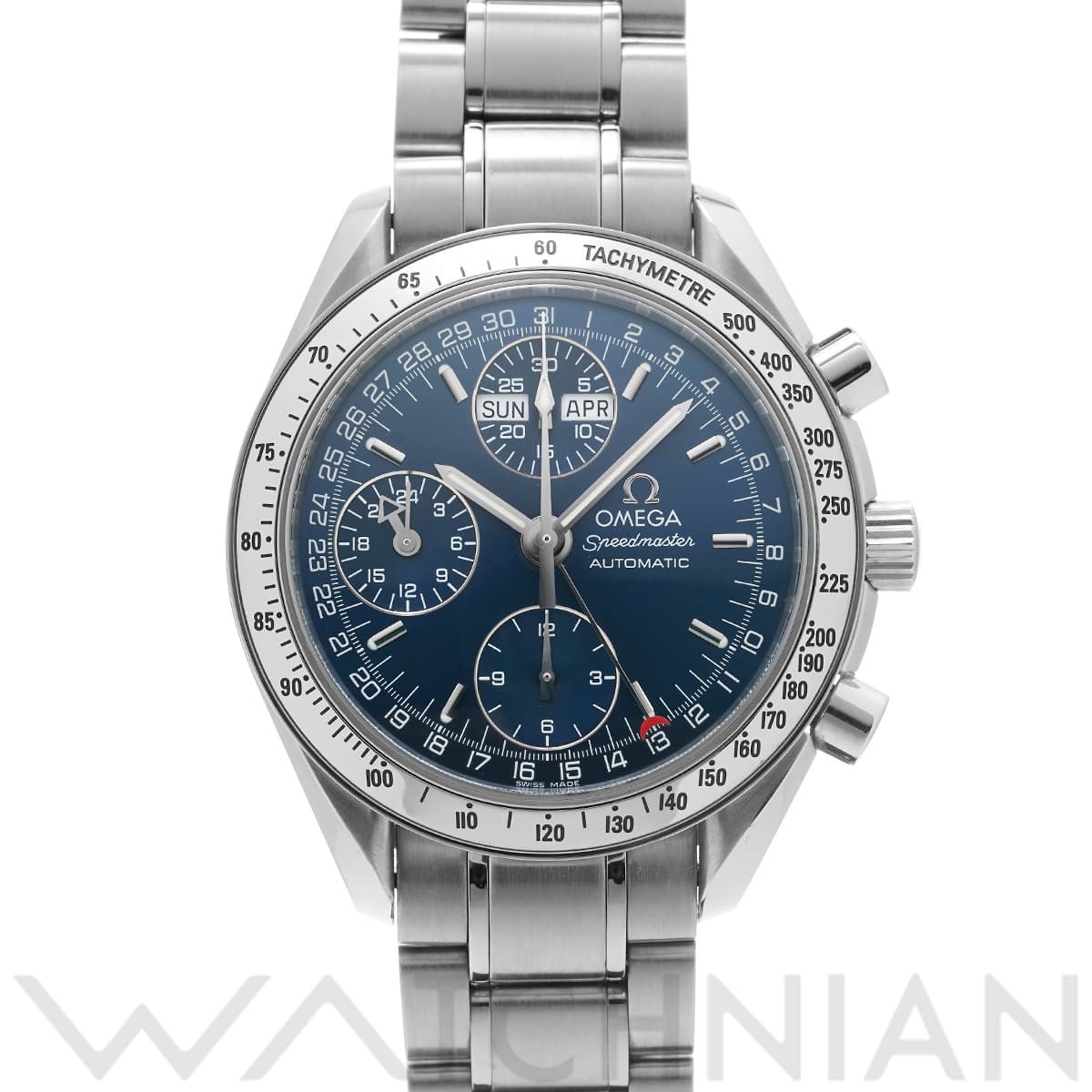 オメガ スピードマスター トリプルカレンダー 3523.80 ブルー メンズ 時計 【中古】【wristwatch】
