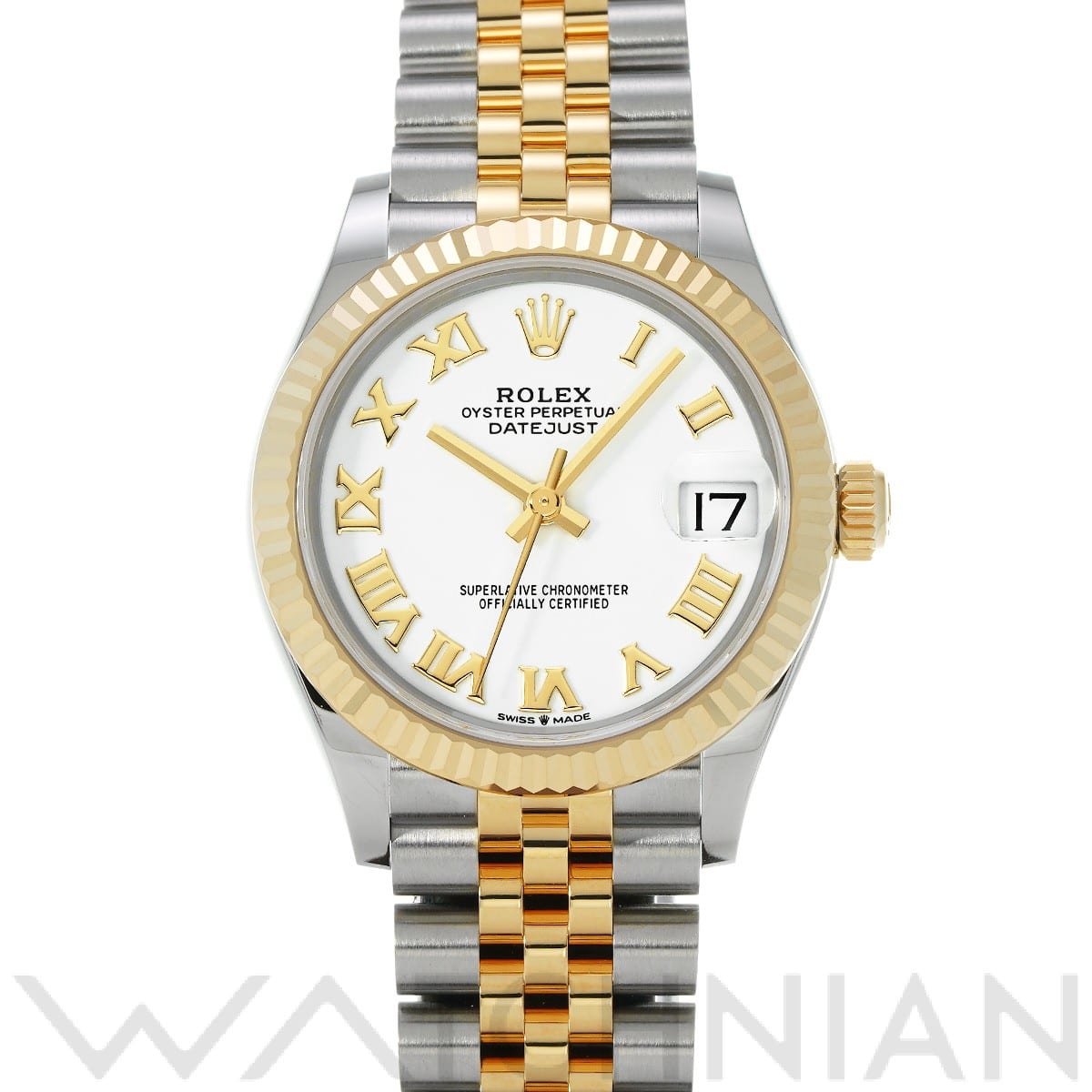 ロレックス デイトジャスト 31 278273 ホワイト ユニセックス 時計 【未使用】【wristwatch】