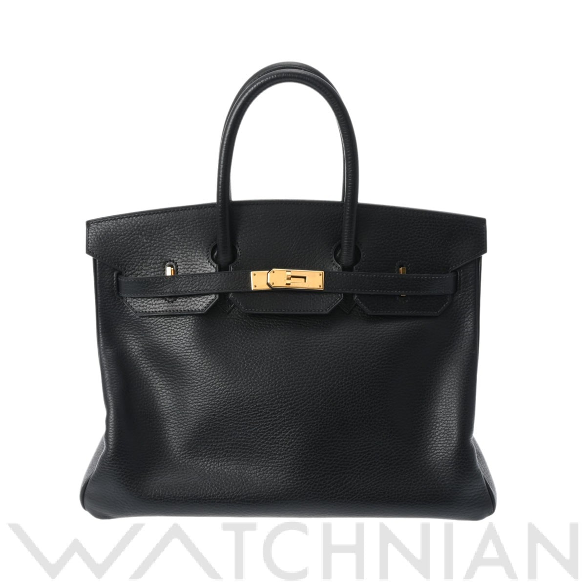 エルメス / HERMES バーキン 35 ブラック/ゴールド金具 アルデンヌ ユニセックス バッグ 【中古】【bag】