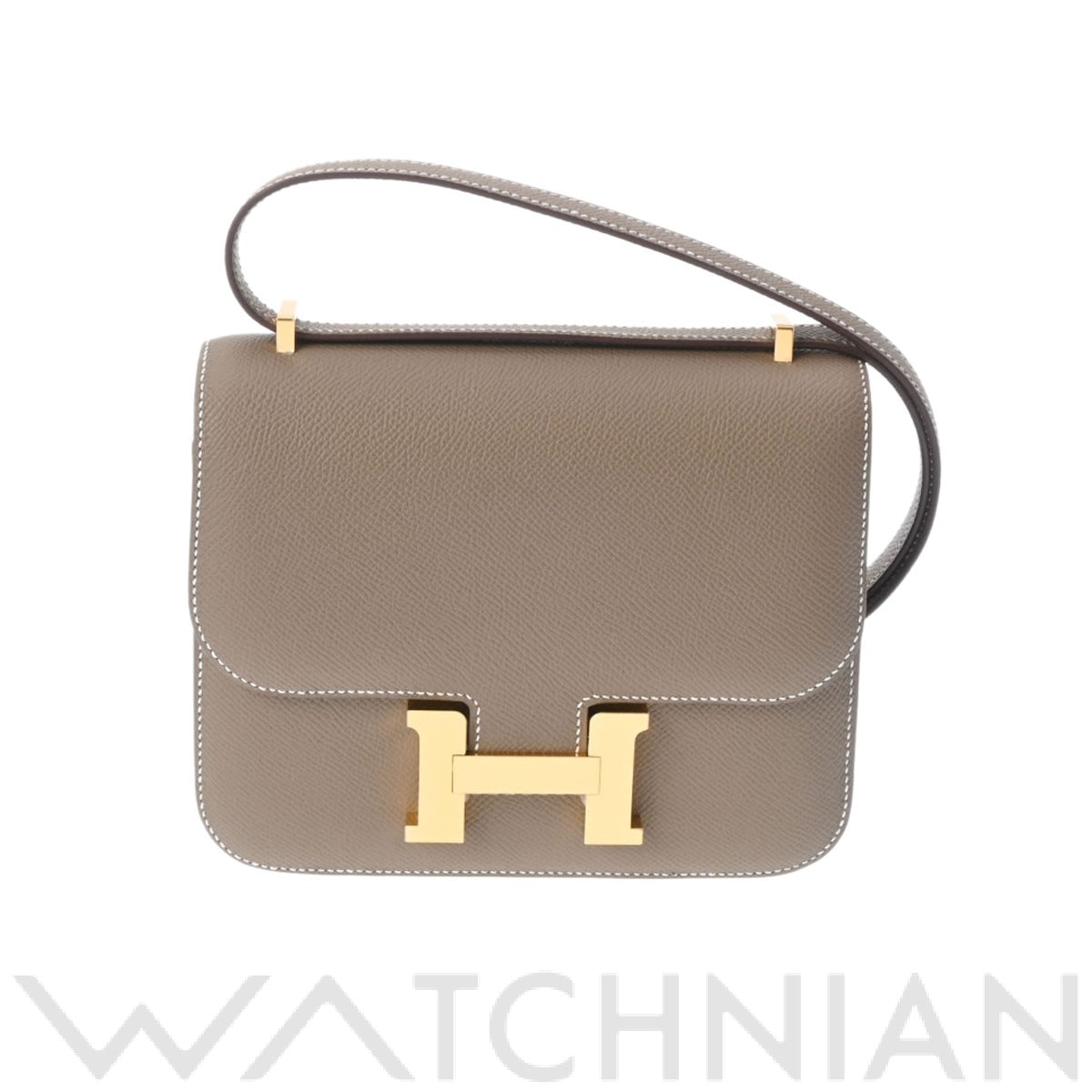 エルメス コンスタンス ミニ 18 ミロワール エトゥープ/ゴールド金具 ヴォーエプソン レディース バッグ 【中古】【bag】