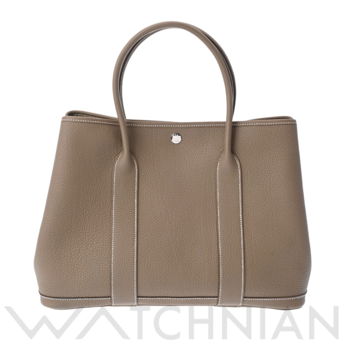 エルメス / HERMES ガーデンパーティ PM エトゥープ/パラジウム金具 ネゴンダ レディース バッグ 【中古】【bag】