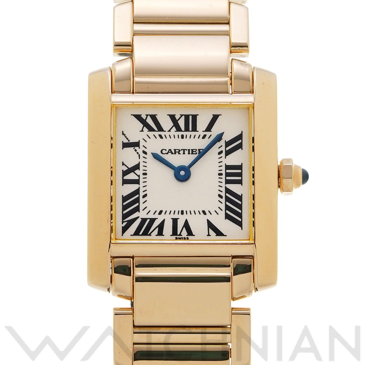 カルティエ タンク フランセーズ SM W50002N2 シルバー レディース 時計 【中古】【wristwatch】
