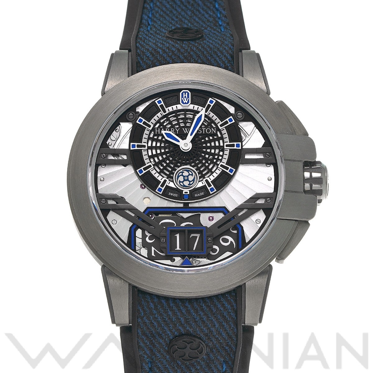 ハリー ウィンストン / HARRY WINSTON オーシャン プロジェクト Z11 OCEABD42ZZ001 ブラック メンズ 時計  【中古】【wristwatch】