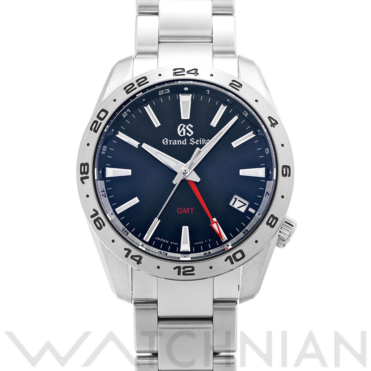 グランドセイコー / Grand Seiko スポーツコレクション クォーツ GMT SBGN029 ネイビー メンズ 時計 【中古】【wristwatch】