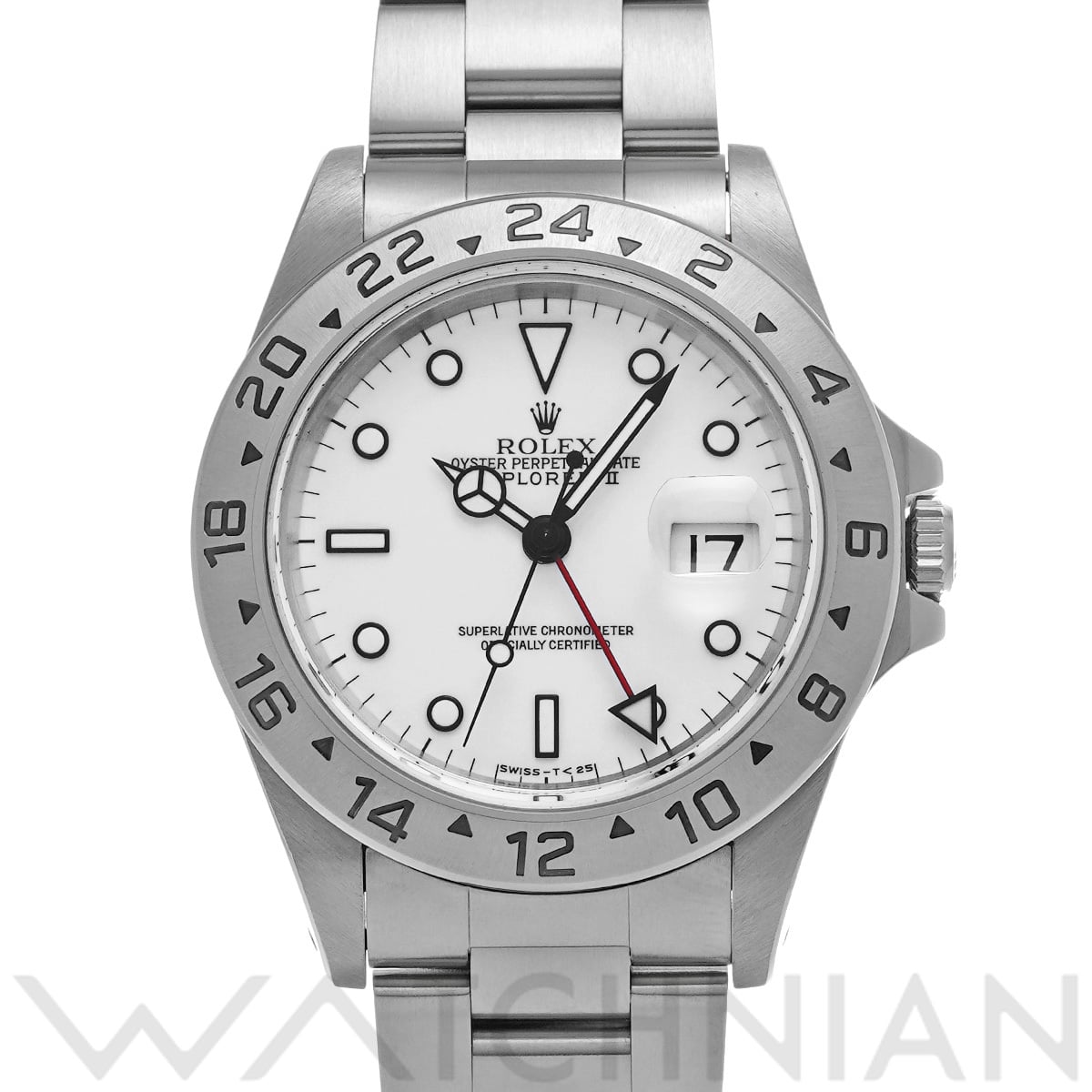 ロレックス エクスプローラーII 16570 ホワイト メンズ 時計 【中古】【wristwatch】