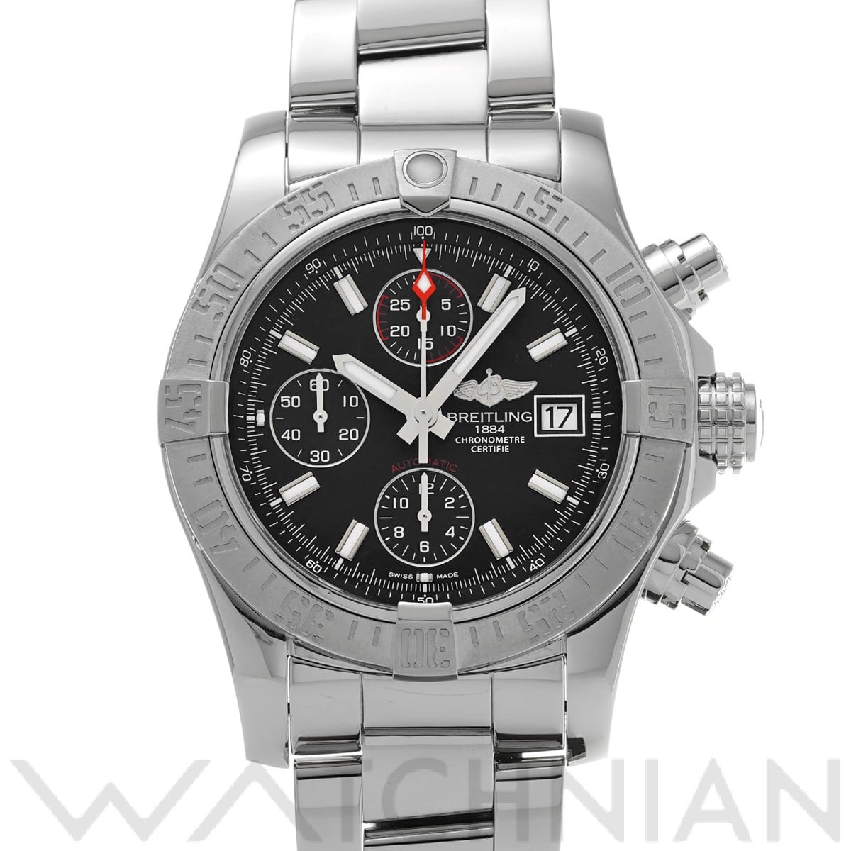 ブライトリング アベンジャー II A1338111/BC32 ブラック メンズ 時計 【中古】【wristwatch】