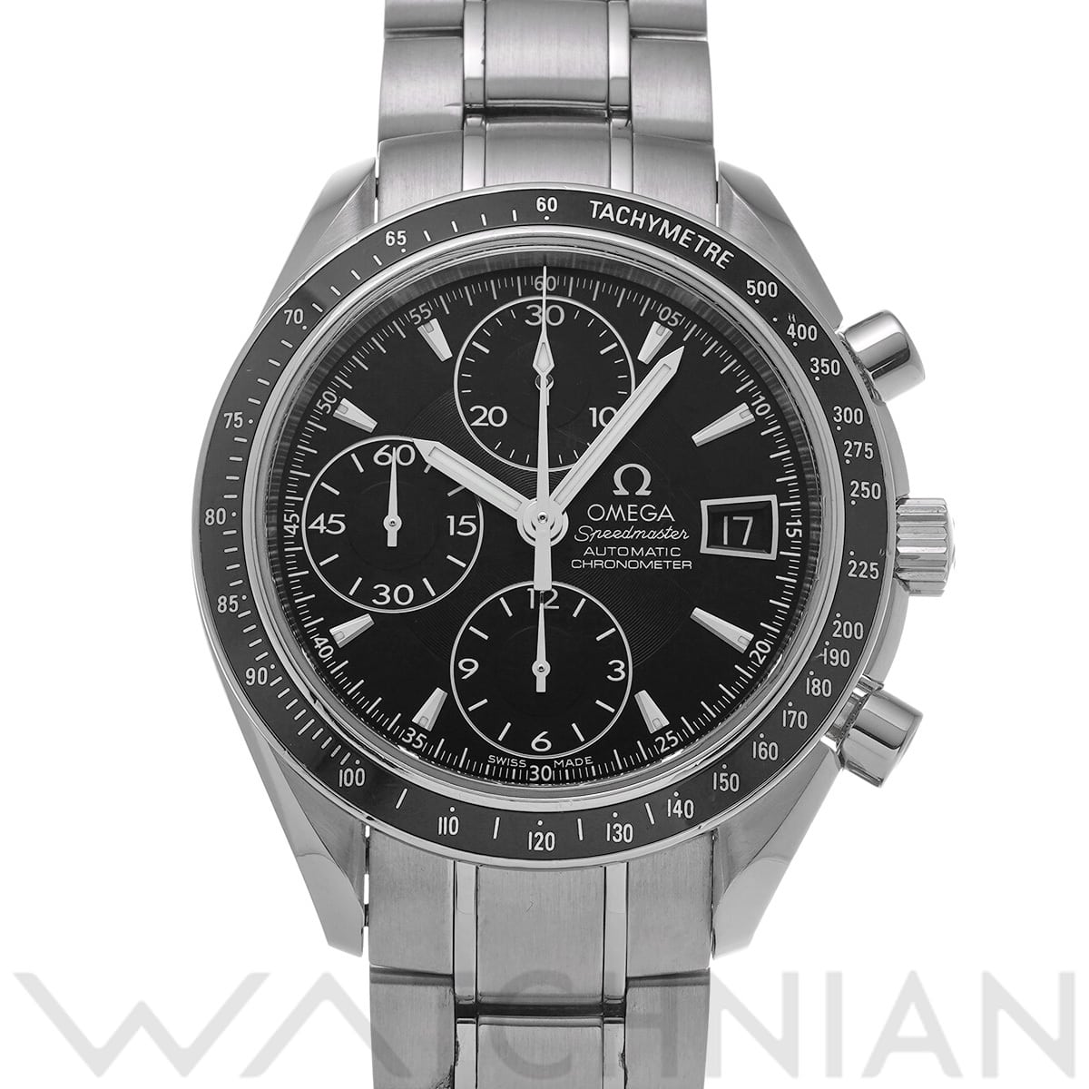 オメガ スピードマスター デイト 3210.50 ブラック メンズ 時計 【中古】【wristwatch】