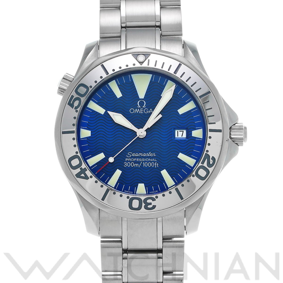 オメガ シーマスター プロフェッショナル 300 2265.80 ブルー メンズ 時計 【中古】【wristwatch】