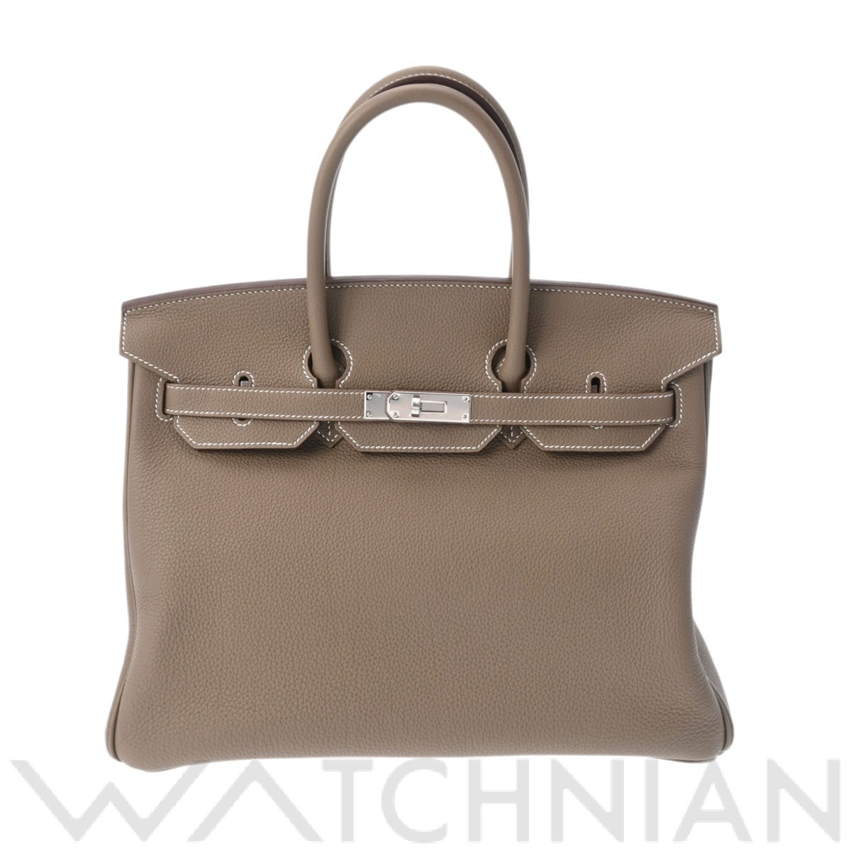 エルメス / HERMES バーキン 35 エトゥープ/パラジウム金具 トゴ ユニセックス バッグ 【新品】【bag】