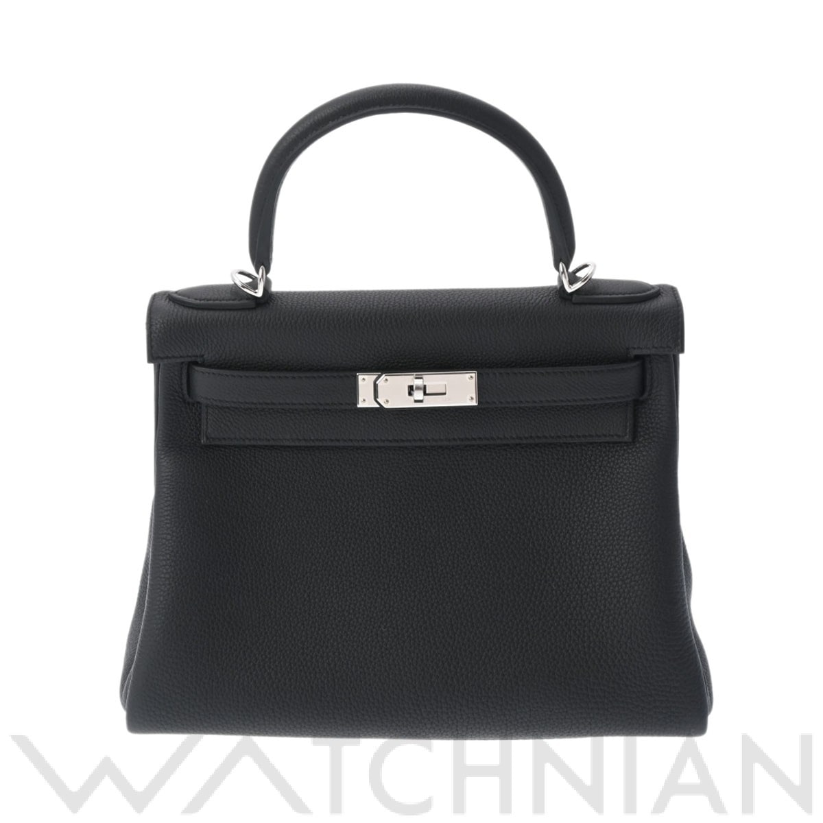 エルメス ケリー 28 内縫い ブラック/パラジウム金具 トゴ レディース バッグ 【新品】【bag】