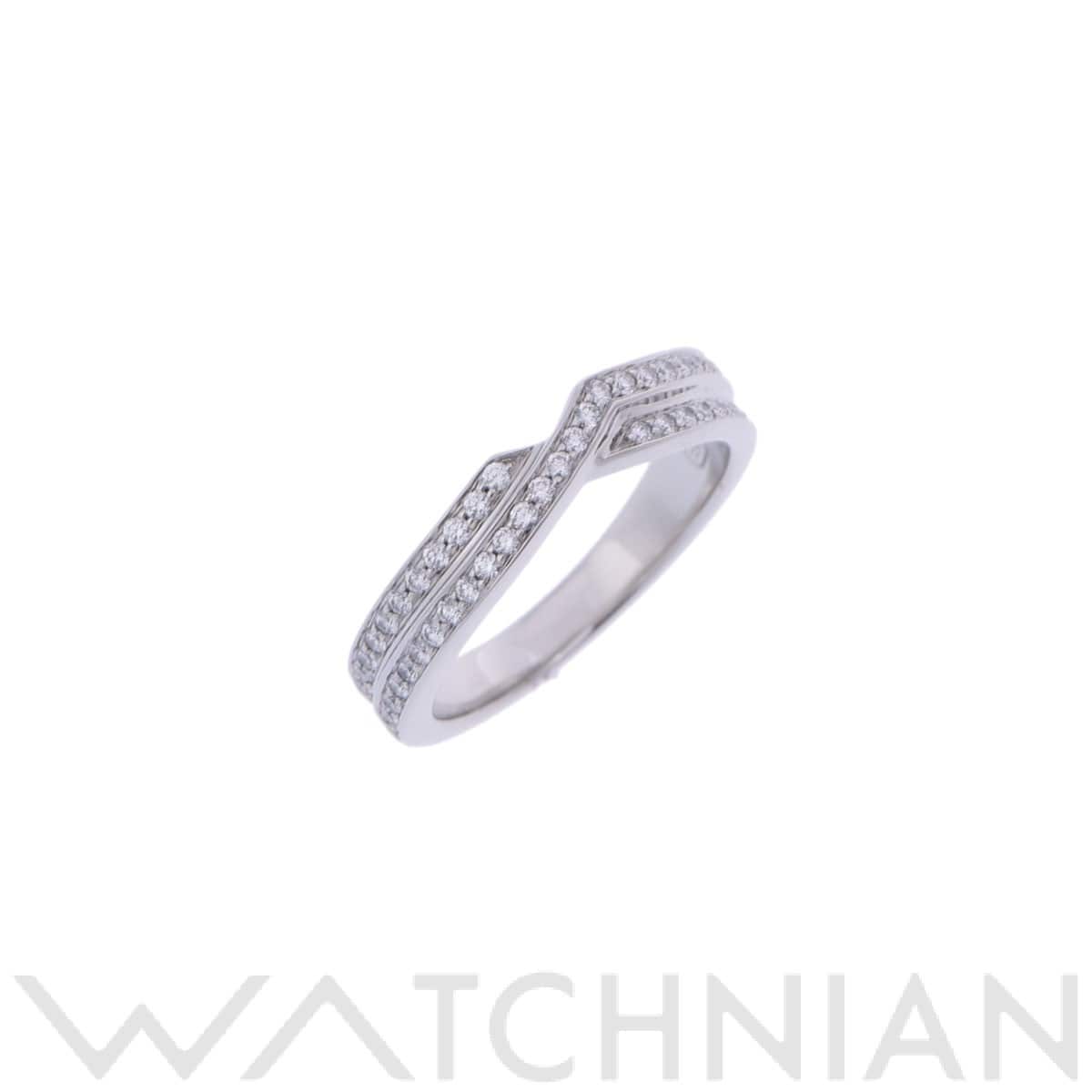 ハリー ウィンストン トリストツーロウバンド リング シルバー WBDPRD2RFT Pt950プラチナ レディース ジュエリー 【中古】【jewelry】