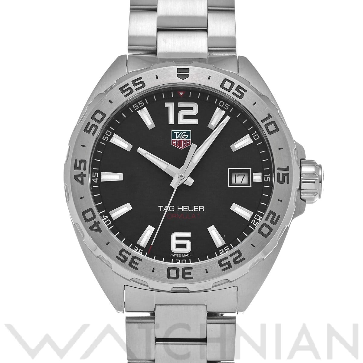 タグ ホイヤー フォーミュラ1 クォーツ WAZ1112.BA0875 ブラック メンズ 時計 【中古】【wristwatch】