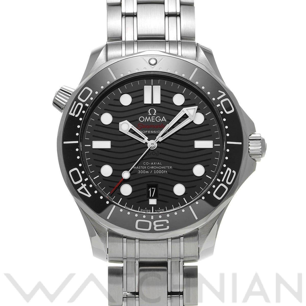 オメガ / OMEGA シーマスター ダイバー300 コーアクシャル マスタークロノメーター 210.30.42.20.01.001 ブラック メンズ 時計 【中古】【wristwatch】