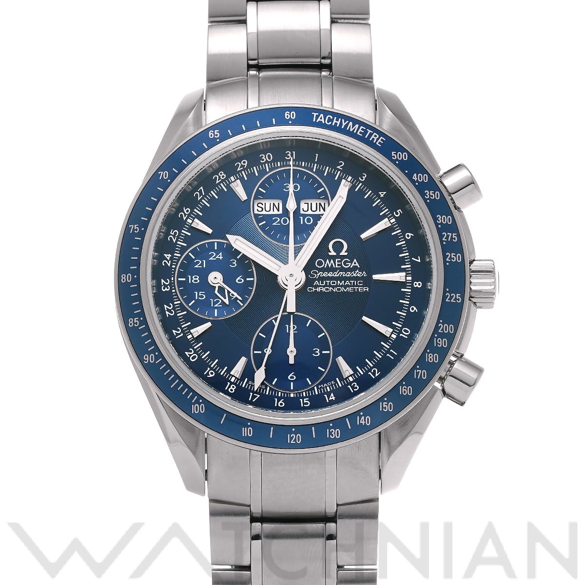 オメガ / OMEGA スピードマスター トリプルカレンダー 3222.80 ブルー メンズ 時計 【中古】【wristwatch】