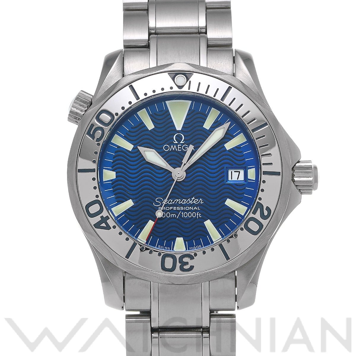 オメガ シーマスター プロフェッショナル 300 2263.80 ブルー ユニセックス 時計 【中古】【wristwatch】