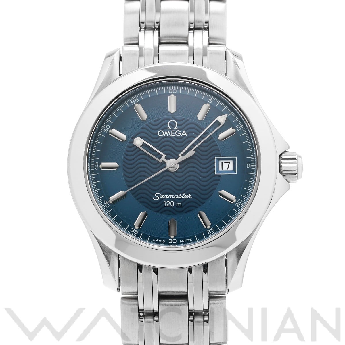 オメガ シーマスター 120 クォーツ 2511.81 ブルー メンズ 時計 【中古】【wristwatch】