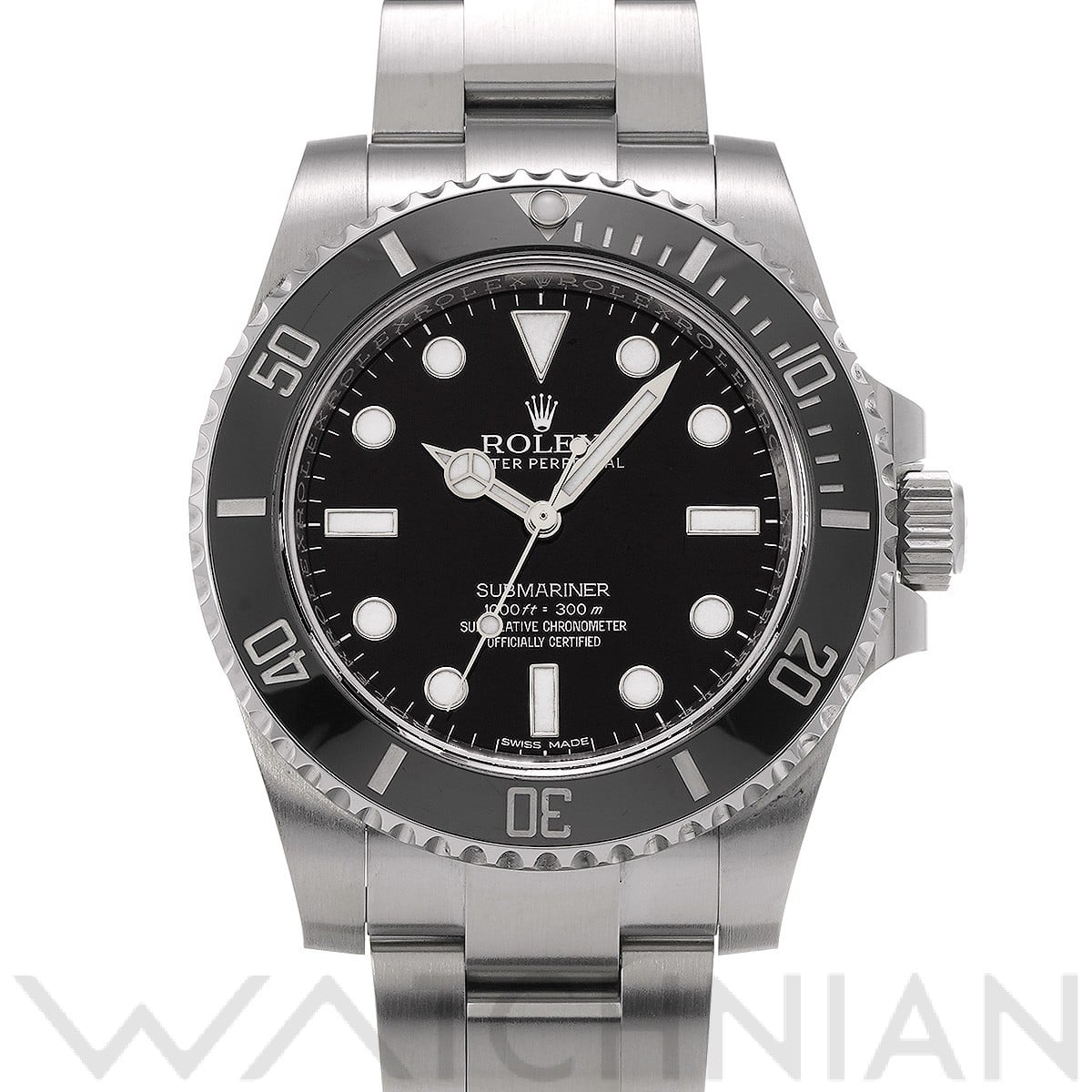 ロレックス サブマリーナ 114060 ブラック メンズ 時計 【中古】【wristwatch】