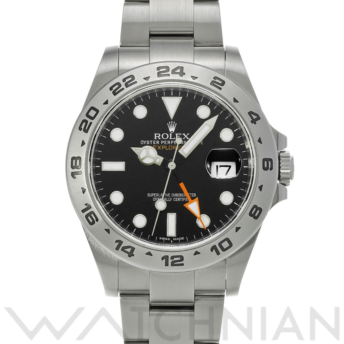 ロレックス エクスプローラーII 216570 ブラック メンズ 時計 【中古】【wristwatch】