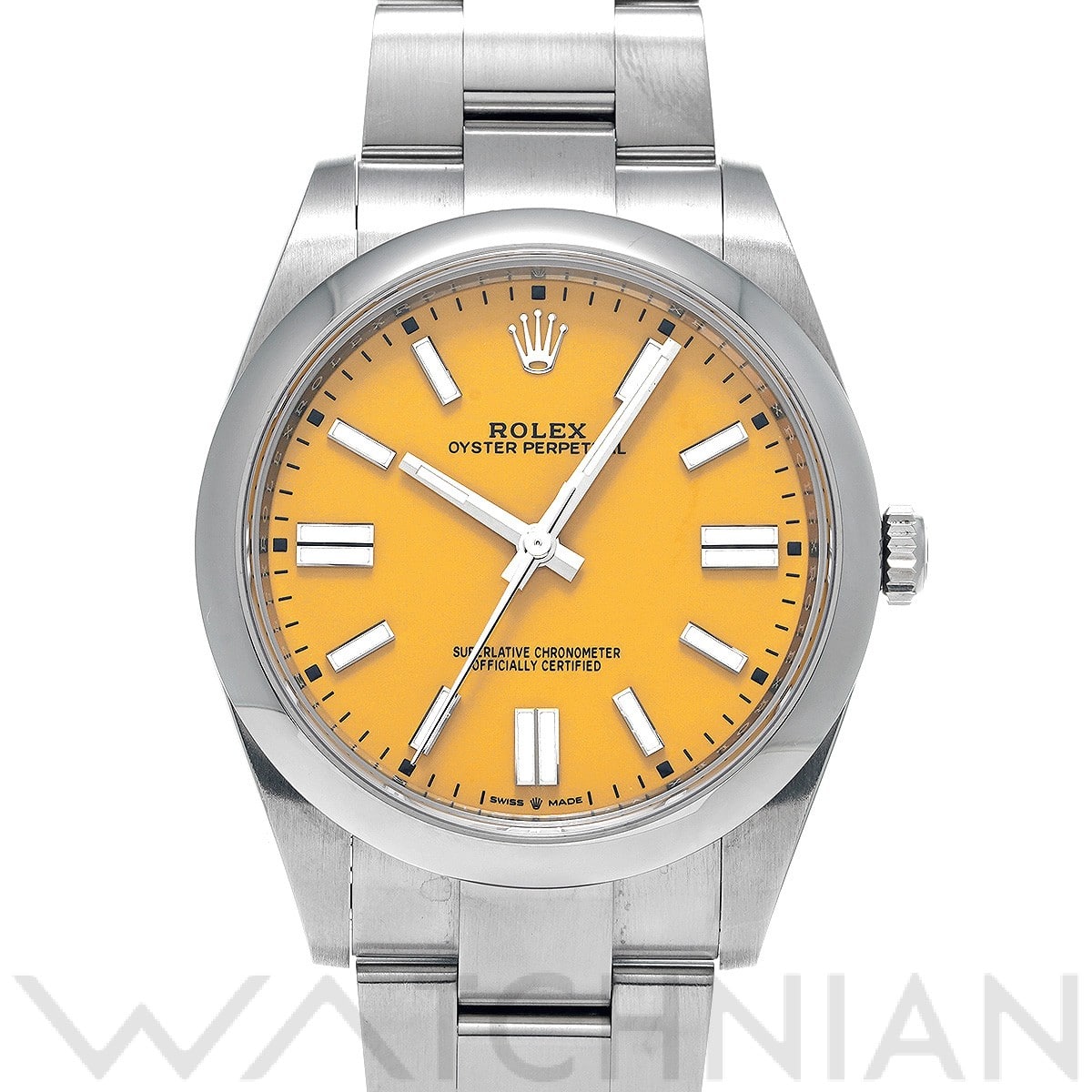 ロレックス オイスターパーペチュアル 41 124300 イエロー メンズ 時計 【中古】【wristwatch】