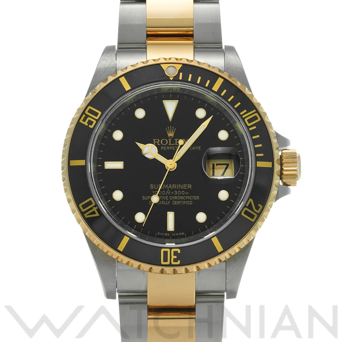 ロレックス サブマリーナ デイト 16613 ブラック メンズ 時計 【中古】【wristwatch】