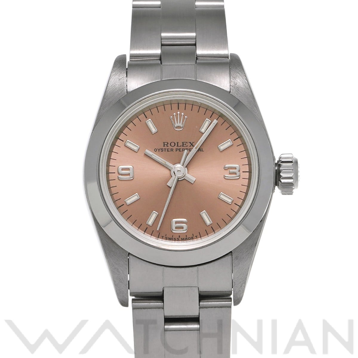 ロレックス / ROLEX オイスターパーペチュアル 67180 ピンク レディース 時計 【中古】【wristwatch】