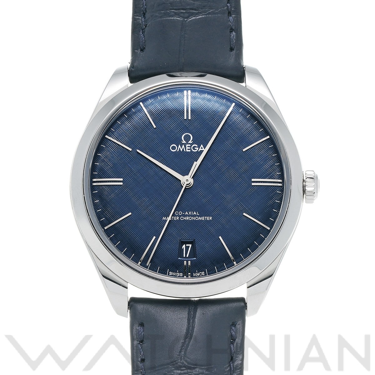 オメガ デ・ヴィル トレゾア コーアクシャル マスタークロノメーター 435.13.40.21.03.001 ブルー メンズ 時計 【中古】【wristwatch】