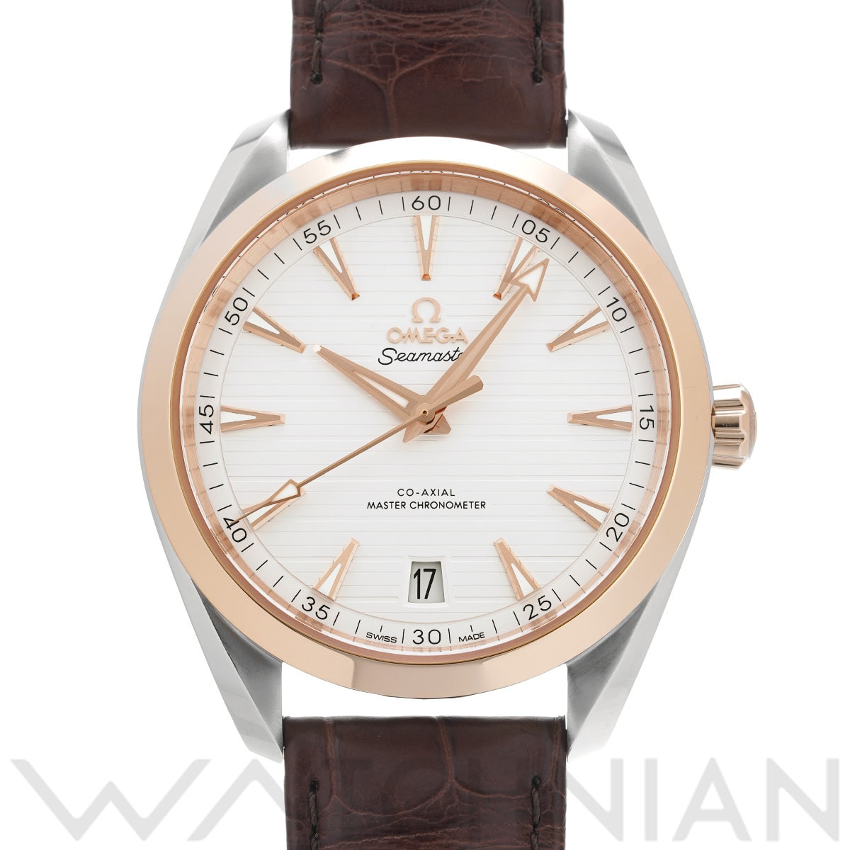 オメガ シーマスター アクアテラ コーアクシャル マスタークロノメーター 220.23.41.21.02.001 シルバー メンズ 時計 【中古】【wristwatch】