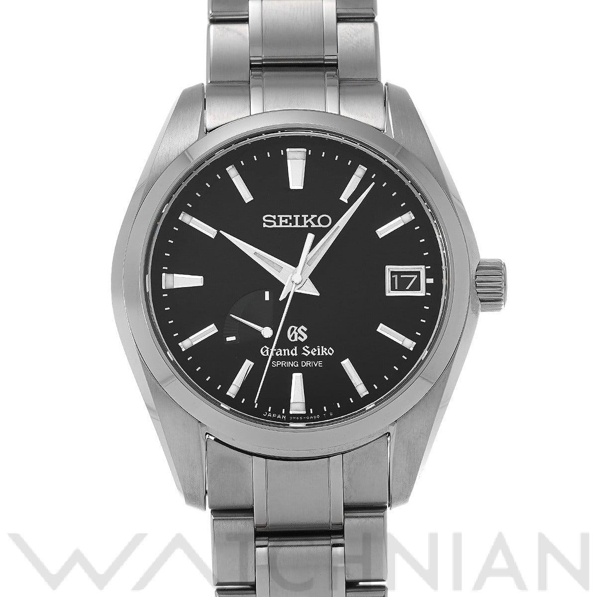 グランドセイコー スプリングドライブ SBGA041 ブラック メンズ 時計 【中古】【wristwatch】