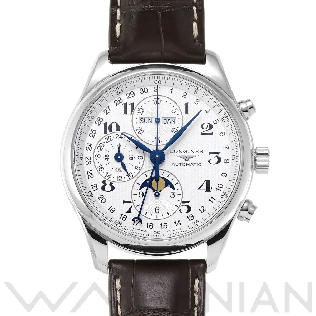 ロンジン / LONGINES マスターコレクション L2.773.4.78.3 シルバー メンズ 時計 【中古】【wristwatch】