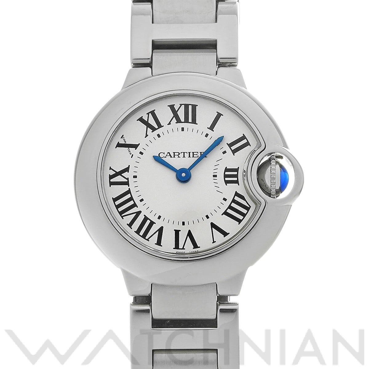 カルティエ / CARTIER バロンブルー ドゥ カルティエ 28mm W69010Z4 シルバー レディース 時計 【中古】【wristwatch】