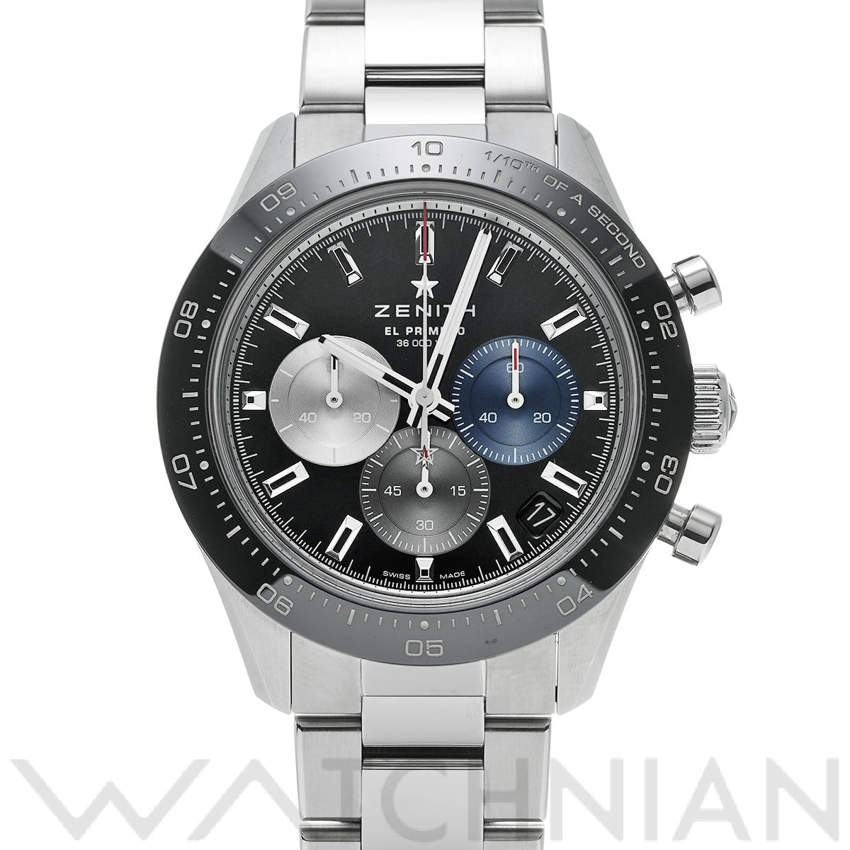 ゼニス / ZENITH クロノマスター エル・プリメロ スポーツ 03.3100.3600/21.M3100 ブラックラッカー メンズ 時計 【中古】【wristwatch】