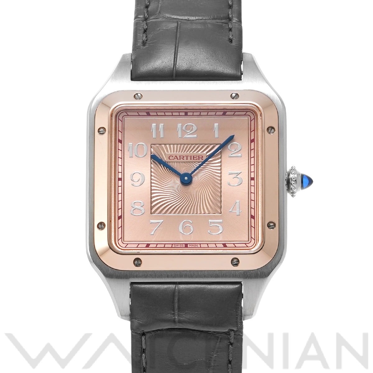 カルティエ サントス デュモン XL W2SA0025 ピンク メンズ 時計 【中古】【wristwatch】