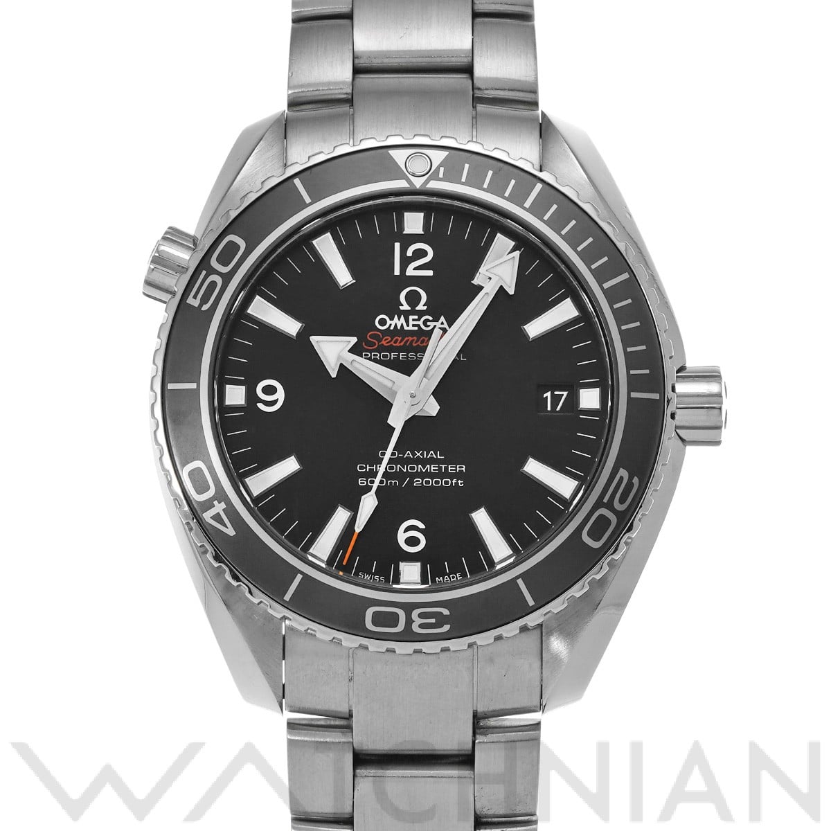 オメガ シーマスター プラネットオーシャン 600 コーアクシャル 232.30.42.21.01.001 ブラック ユニセックス 時計 【中古】【wristwatch】