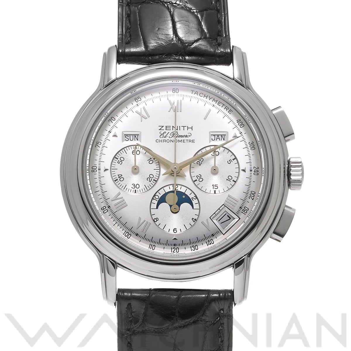 ゼニス / ZENITH クロノマスター エル・プリメロ トリプルカレンダー 14/01.0240.410 シルバー メンズ 時計 【中古】【wristwatch】