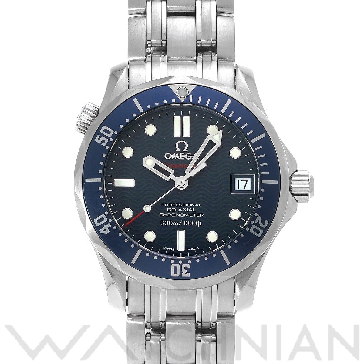 オメガ シーマスター ダイバー300 コーアクシャル 2222.80 ブルー メンズ 時計 【中古】【wristwatch】