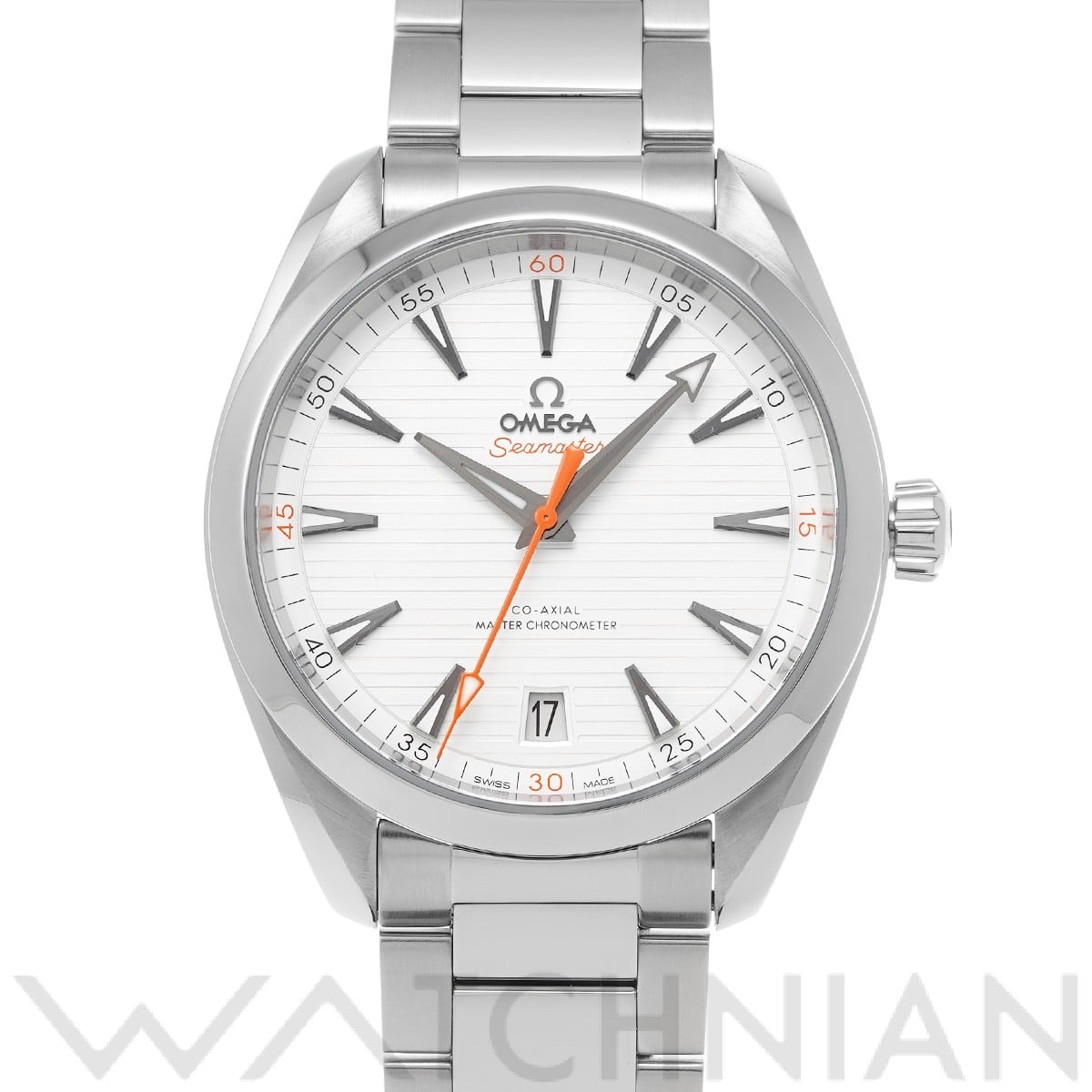 オメガ シーマスター アクアテラ コーアクシャル マスタークロノメーター 220.10.41.21.02.001 シルバー メンズ 時計 【中古】【wristwatch】