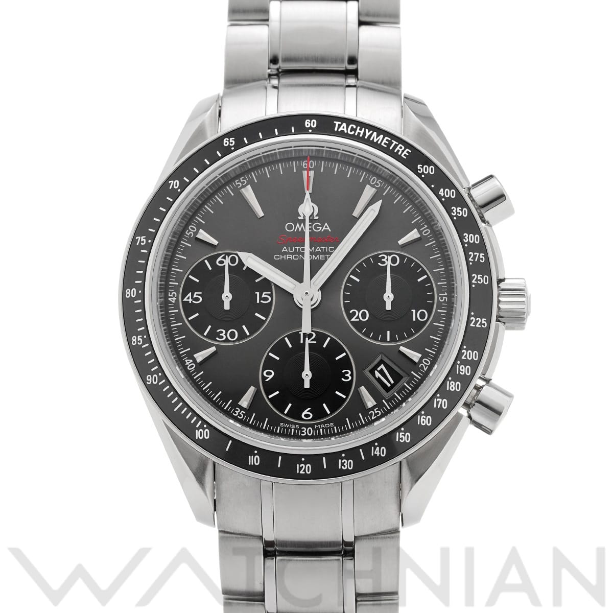 オメガ スピードマスター デイト 323.30.40.40.06.001 グレー/ブラック メンズ 時計 【中古】【wristwatch】