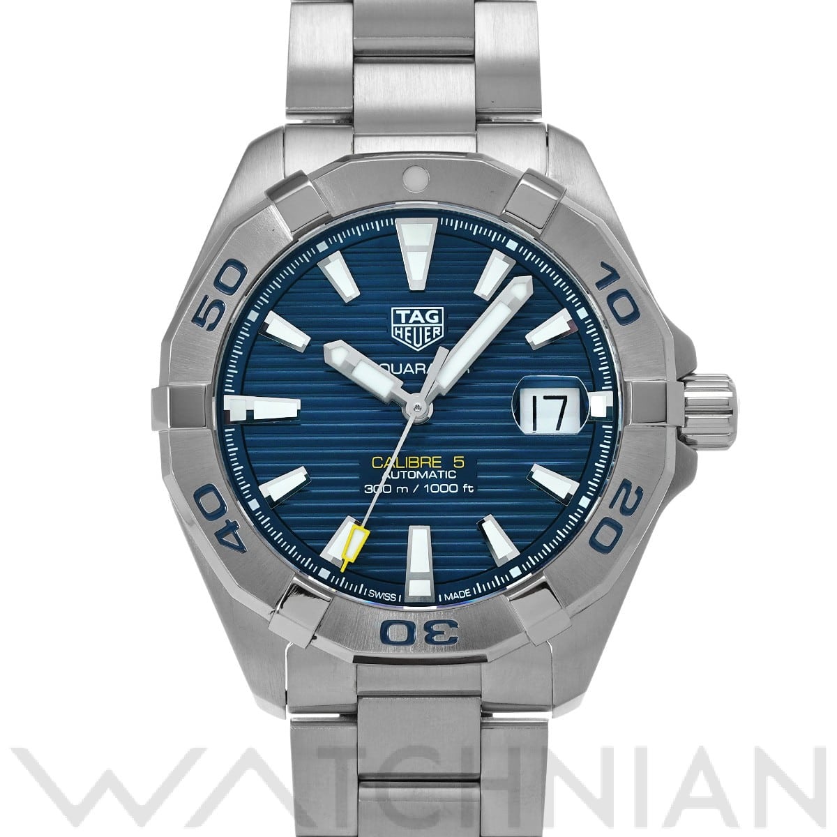 タグ ホイヤー アクアレーサー キャリバー5 WBD2112.BA0928 ブルー メンズ 時計 【中古】【wristwatch】