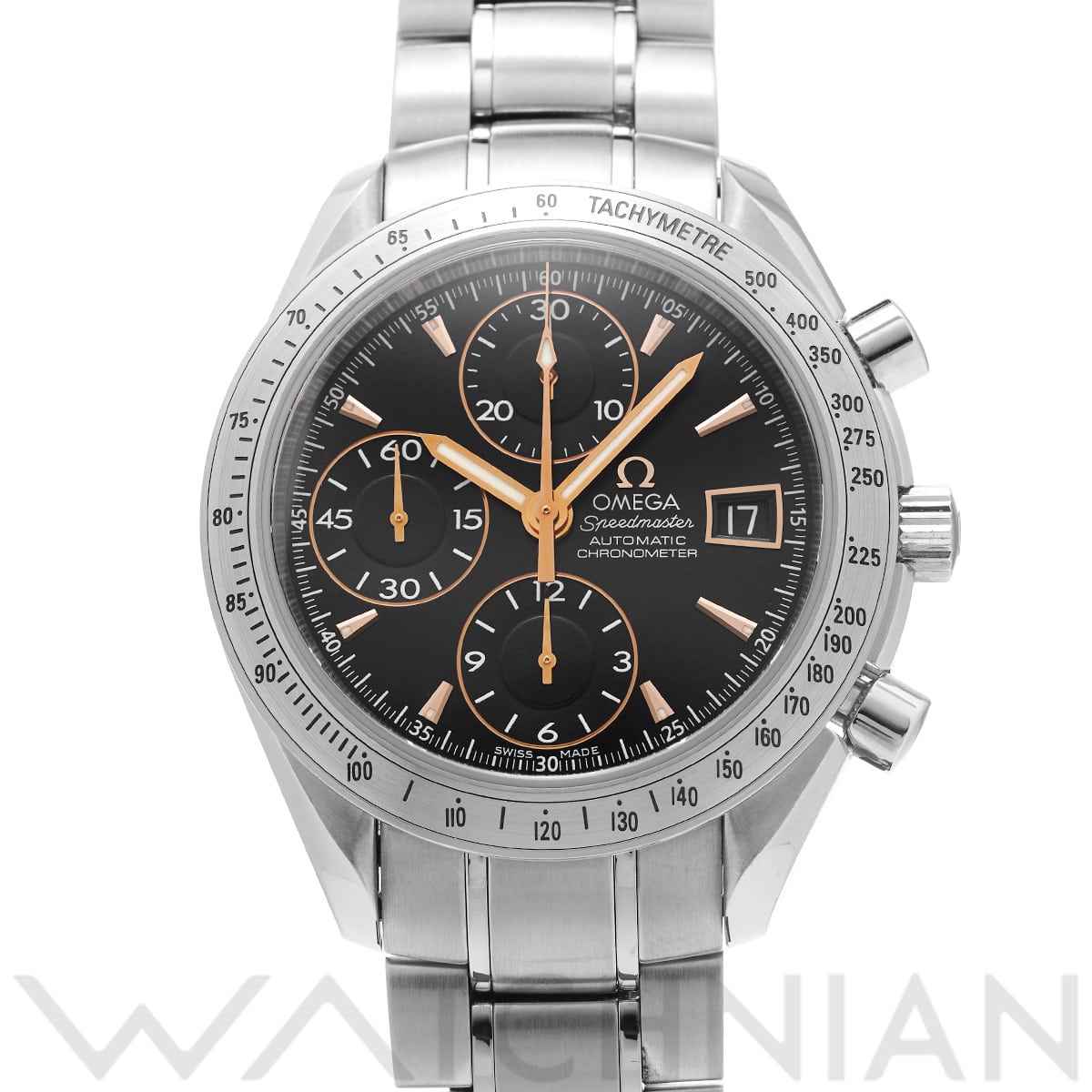 オメガ スピードマスター デイト 日本限定 3211.50 ブラック メンズ 時計 【中古】【wristwatch】