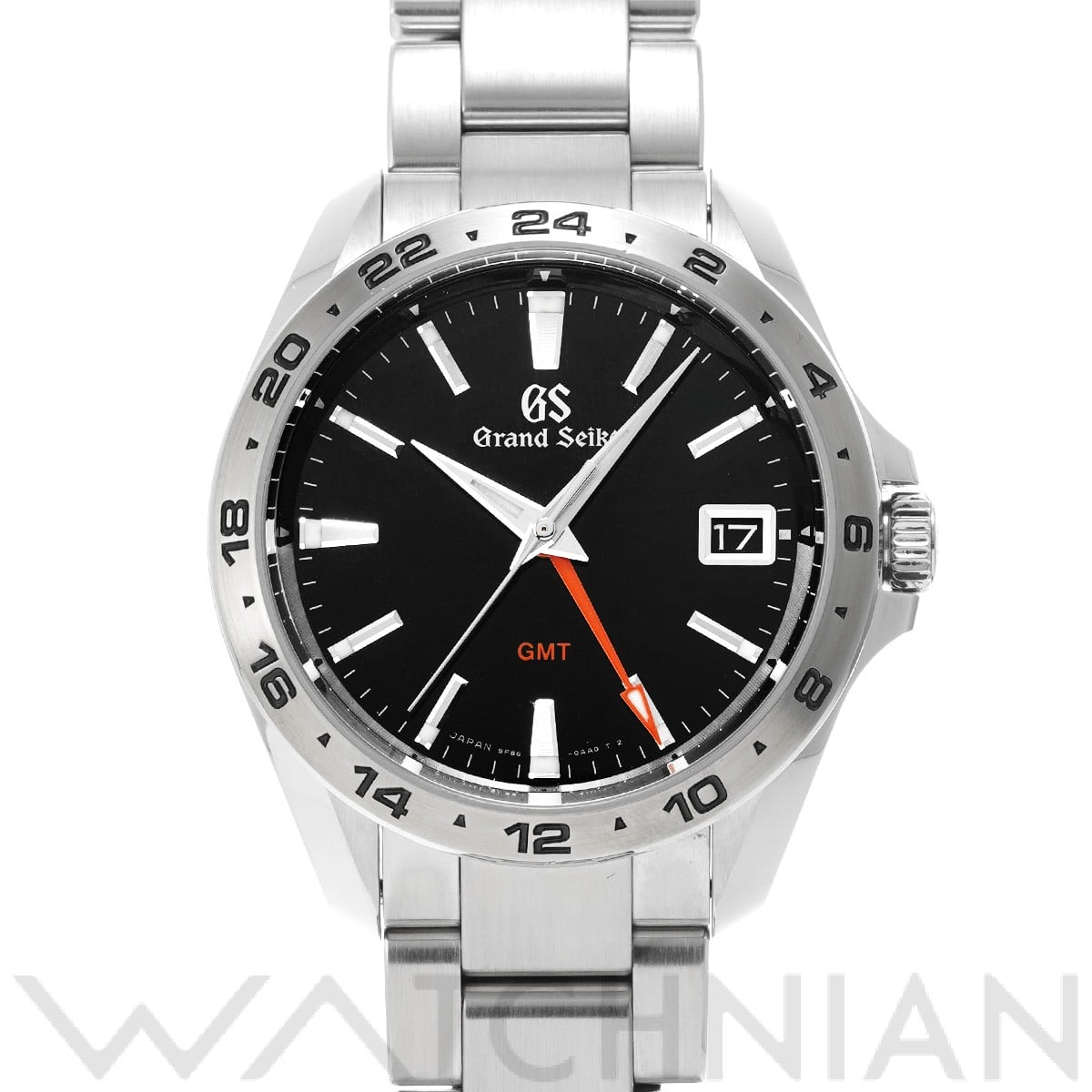 グランドセイコー スポーツコレクション クォーツ GMT SBGN003 ブラック メンズ 時計 【中古】【wristwatch】