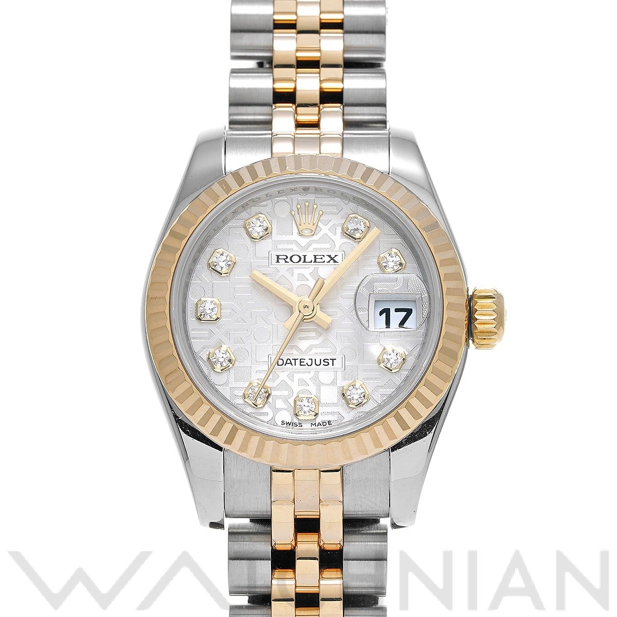 ロレックス レディ デイトジャスト 26 179173G シルバーコンピュータ/ダイヤモンド レディース 時計 【中古】【wristwatch】