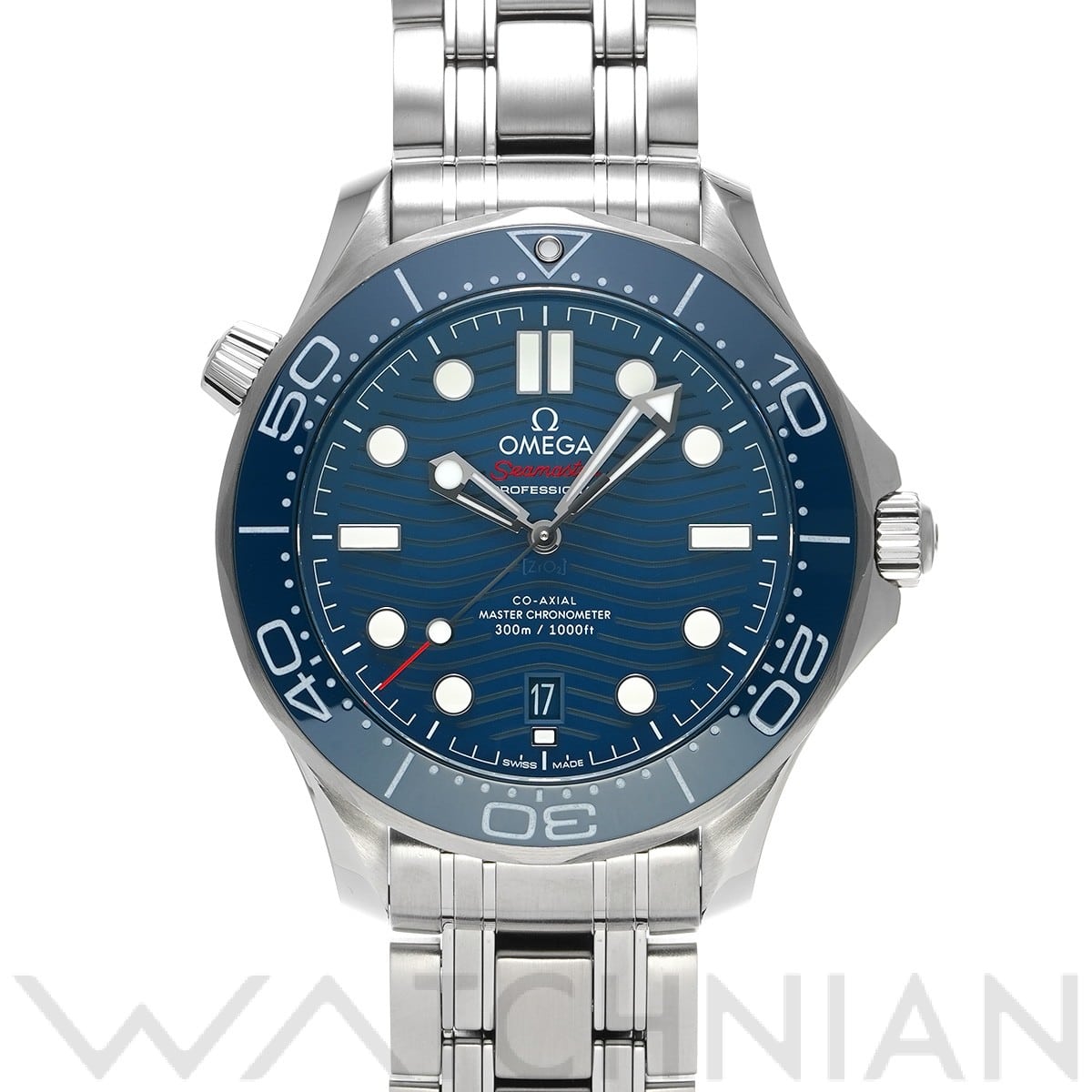 オメガ シーマスター ダイバー300 コーアクシャル マスタークロノメーター 210.30.42.20.03.001 ブルー メンズ 時計 【中古】【wristwatch】