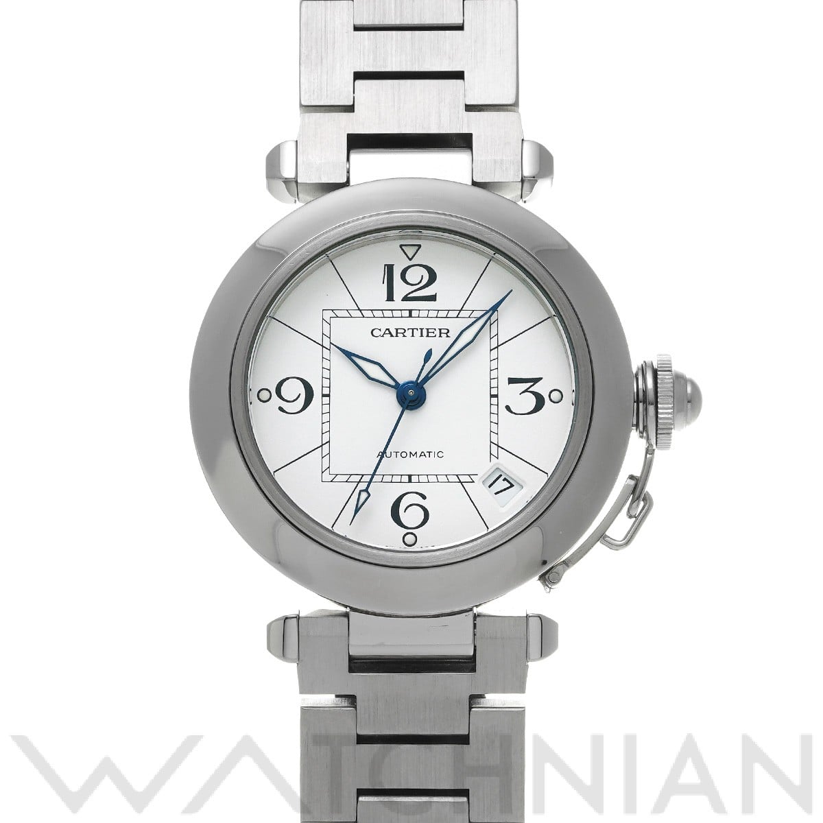 カルティエ パシャC W31074M7 ホワイト ユニセックス 時計 【中古】【wristwatch】