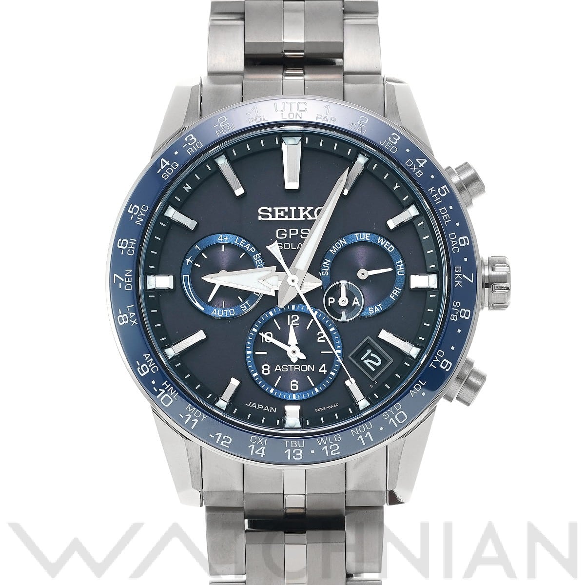 セイコー アストロン SBXC001 ブルー メンズ 時計 【中古】【wristwatch】