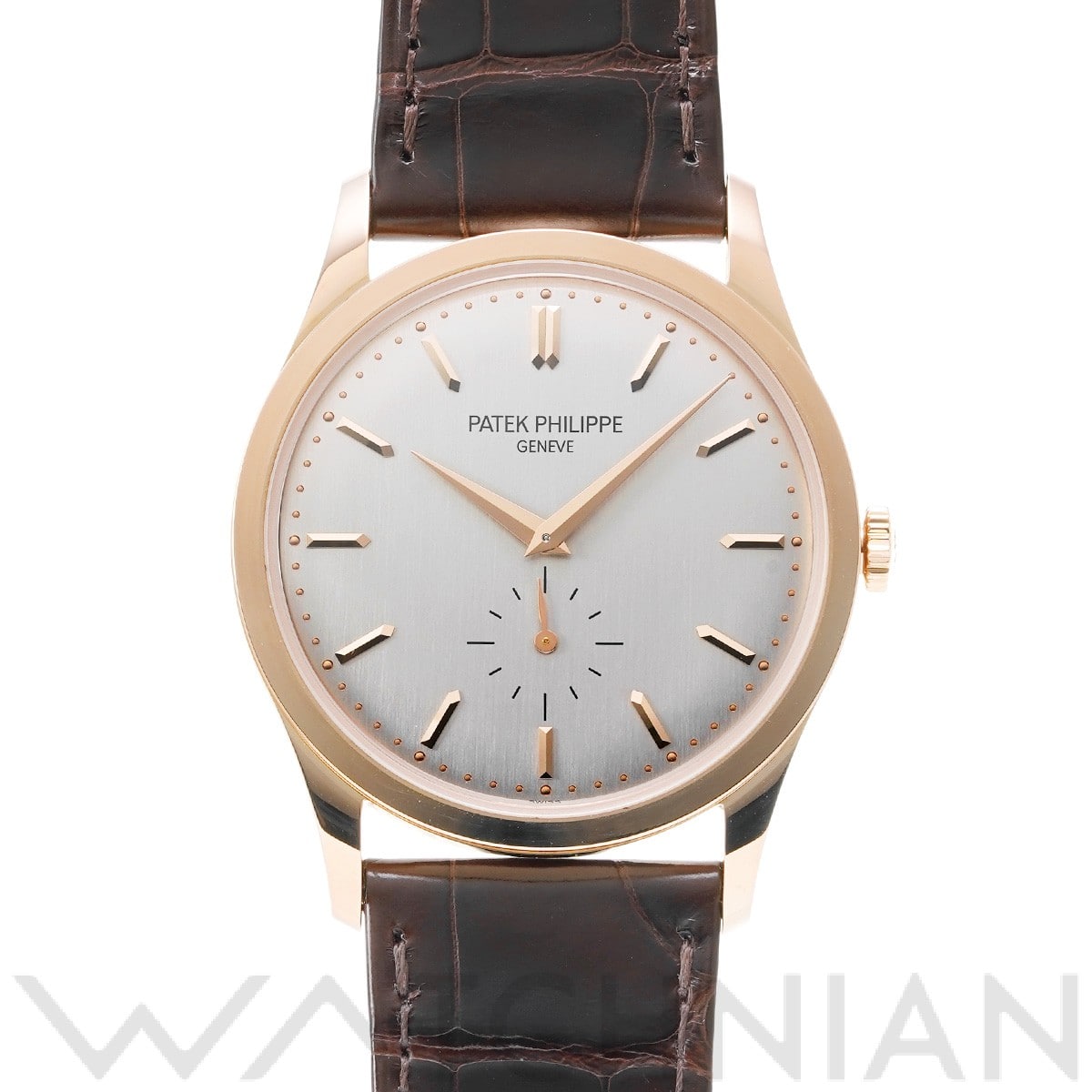パテック フィリップ カラトラバ 5196R-001 ダークシルバー メンズ 時計 【中古】【wristwatch】