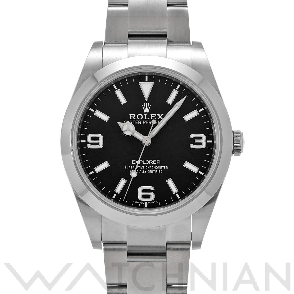 ロレックス エクスプローラー 214270 ブラック メンズ 時計 【中古】【wristwatch】