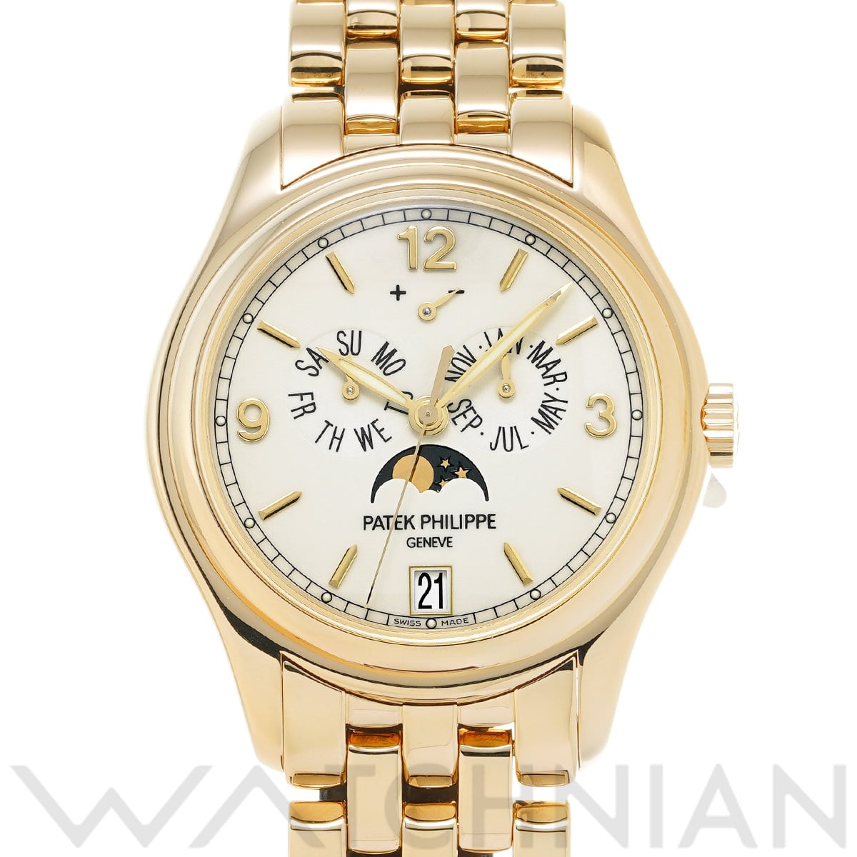 パテック フィリップ アニュアルカレンダー 5146/1J-001 アイボリー メンズ 時計 【中古】【wristwatch】