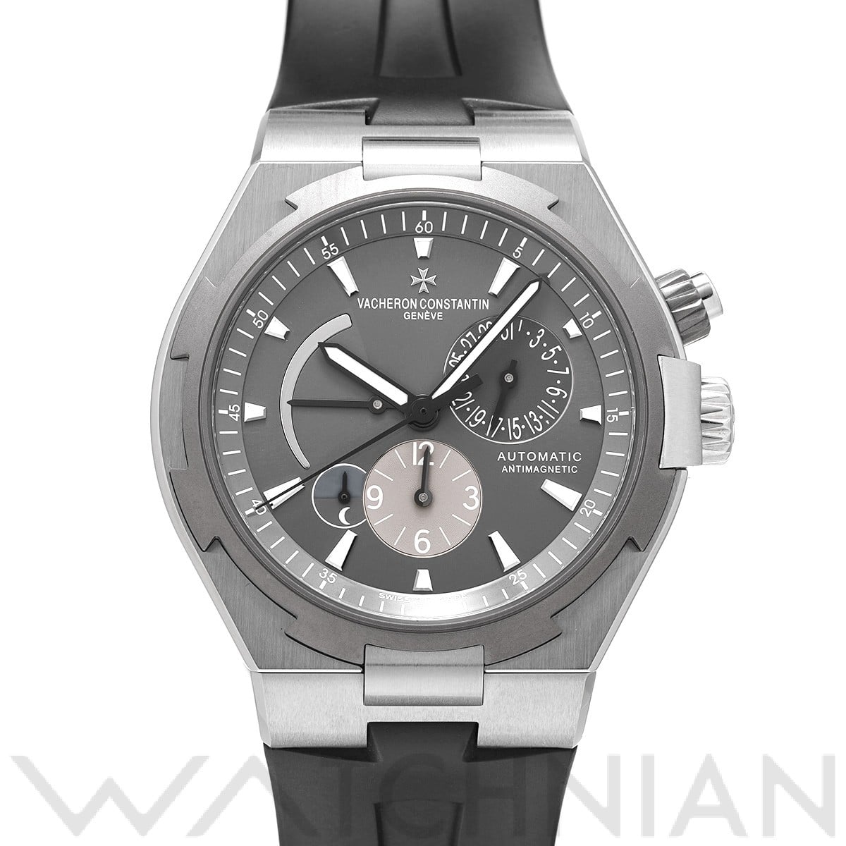 ヴァシュロン コンスタンタン オーバーシーズ デュアルタイム 47450/000W-9511 グレー メンズ 時計 【中古】【wristwatch】